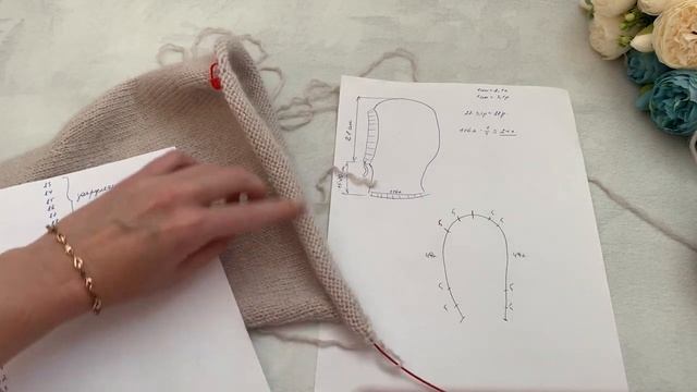 Вязаный капор (капюшон) // Легко и просто смотреть онлайн