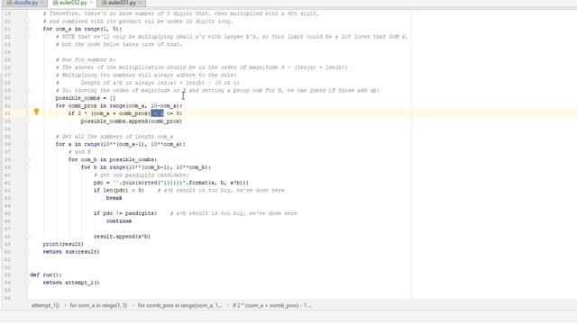Euler and Python! Ep 032 - Pandigital Products смотреть онлайн