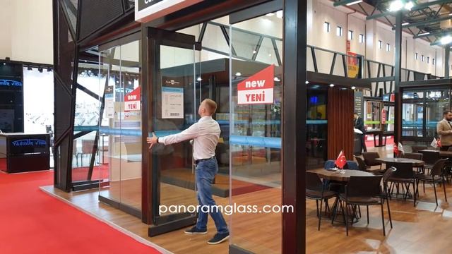 БЕСПОРОГОВАЯ система безрамного остекления CENTRUM. PanoramGlass смотреть онлайн