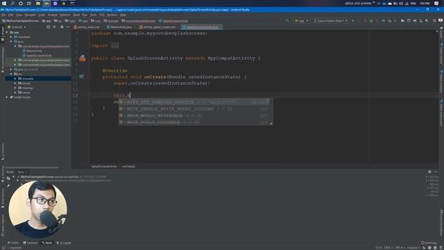 How to Clone a Modern YouTube Application Splash Screen in Android Studio смотреть онлайн