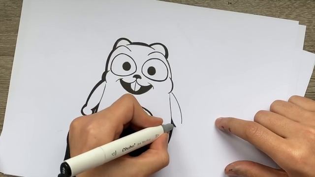 HOW TO DRAW A LEMMING FROM GRIZZY AND LEMMINGS смотреть онлайн