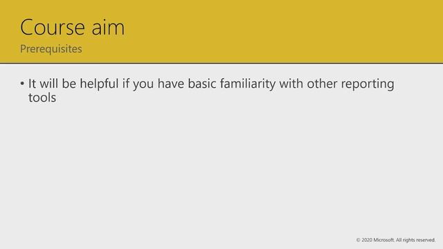 Power BI Paginated Reports in a Day - 01: Welcome and Course Introduction смотреть онлайн
