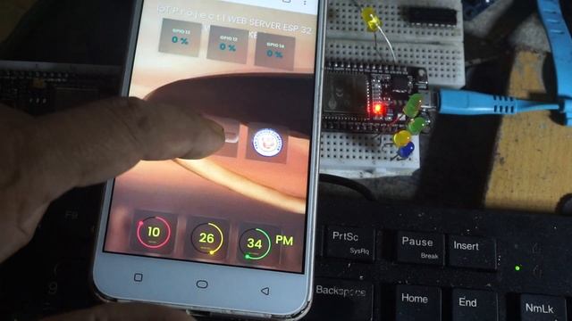 ESP32 DEMO User Interface | WEB SERVER , WEBSOCKET , SPIFFS File System смотреть онлайн
