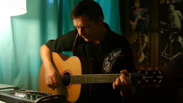 АЛИСА - ОСЕННЕЕ СОЛНЦЕ / как играть на гитаре / аккорды бой / кавер смотреть онлайн