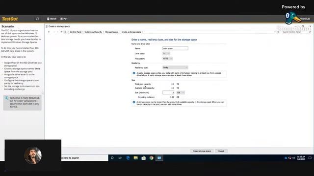 Implement Storage Spaces смотреть онлайн