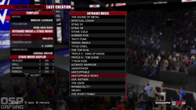WWE2K15 Character Creation: Custom Entrance смотреть онлайн