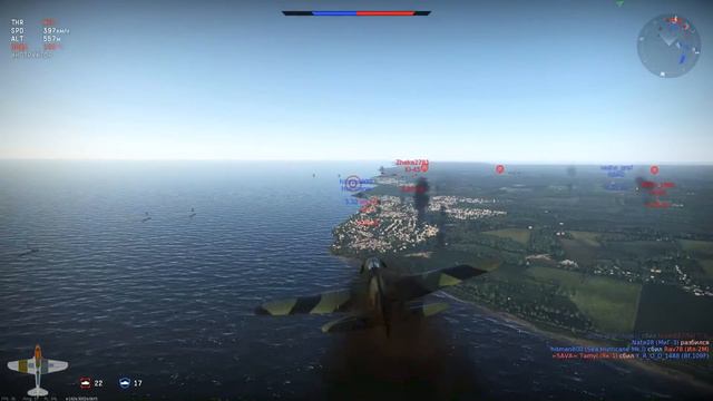 War Thunder Взводом – Серия 50 – Штурмовка – Два города (АБ) – ЛаГГ-3-8, ЛаГГ-3-66 смотреть онлайн