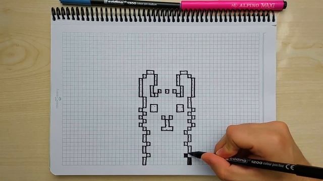 How to Draw Lama - Drawing Lama - Handmade Pixel Art смотреть онлайн