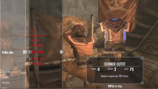 Skyrim ~ How To Get The Unique Dunmer Outfits (And Their Secret Shoe Feature)