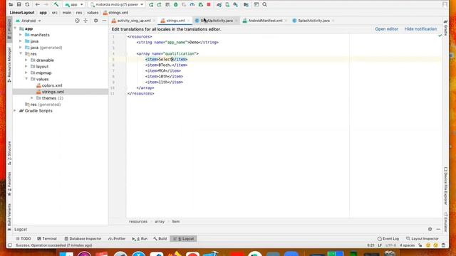 Spinner In Android | Hide Show View In Android | Android Studio Tutorial For Beginners In Odia смотреть онлайн