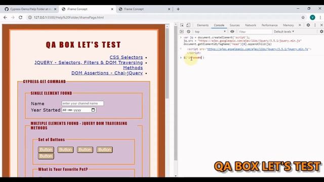 Part 9 - Handling Frames and IFrames with Cypress смотреть онлайн