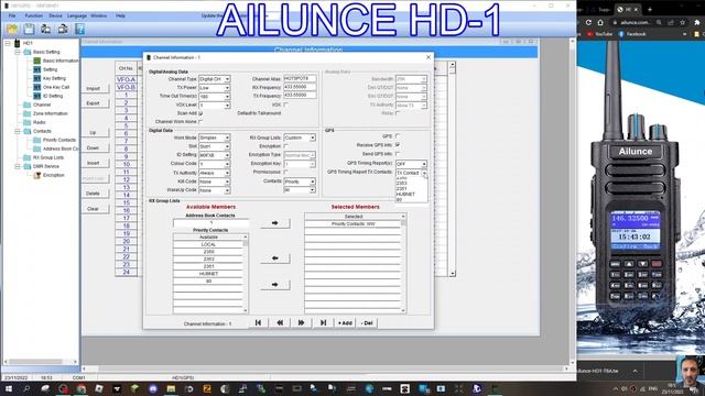 AILUNCE HD-1 Code plug From Scratch (2022) смотреть онлайн