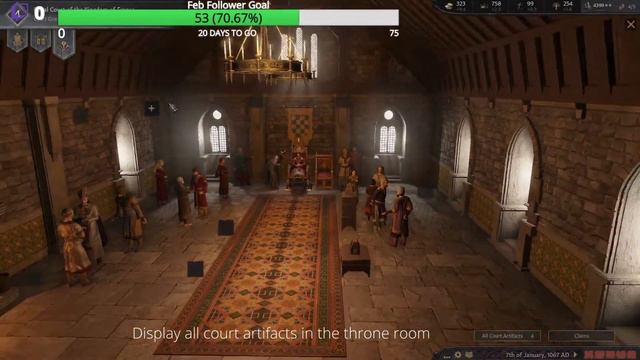 Crusader Kings 3: Royal Court - Delusions of Grandeur & The True Royal Court Achievement guide смотреть онлайн