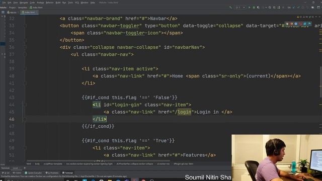Google OAuth Login with Flask Conditional rendering with HandelBar JS смотреть онлайн