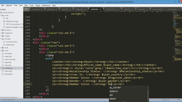 Retrieve Data from mysqli database with php 14 - Working on Profile and logout in php using session смотреть онлайн