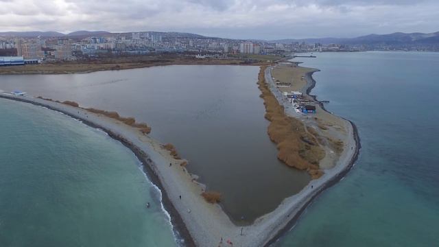 Суджукская коса. Новороссийск. смотреть онлайн