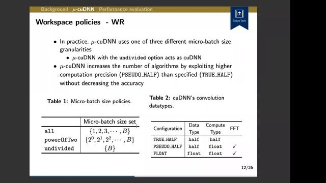 μ-cuDNN: Accelerating Deep Learning Frameworks with Micro-batches смотреть онлайн