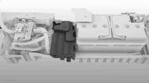 Расположение аккумуляторной батареи на автомобиле Opel Astra K