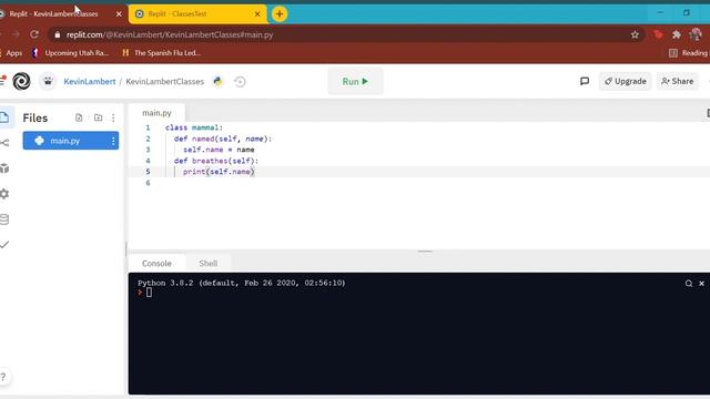Python Classes and Objects смотреть онлайн