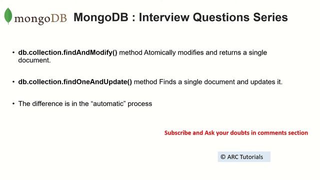 Mongodb Interview Questions - Part #7 | MongoDB Tutorial For Beginners смотреть онлайн