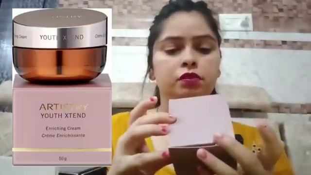 Review on amways ARTISTRY YOUTH XTEND Enriching Cream  Ultra-Lifting Eye Serum Concentrate india