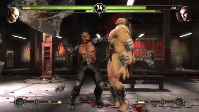 #Mortalkombat9 Mortal Kombat  9 GORO & SUBZERO VERY HARD EXPERT GAMEPLAY  Tag Ladder  Gameplay