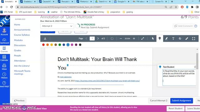 Annotate with Canvas annotation tool смотреть онлайн