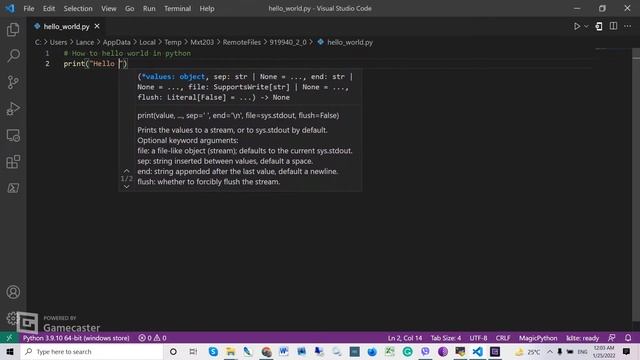 How to Hello World! in Python3 смотреть онлайн