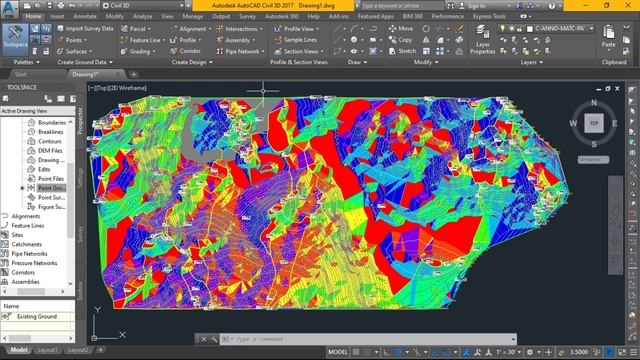 Surface Analysis in Civil 3D | Elevations | Slope | Runoff | Catchment Area | Report Generation смотреть онлайн