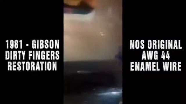 1981 Gibson Dirty Fingers Humbucker Restoration смотреть онлайн