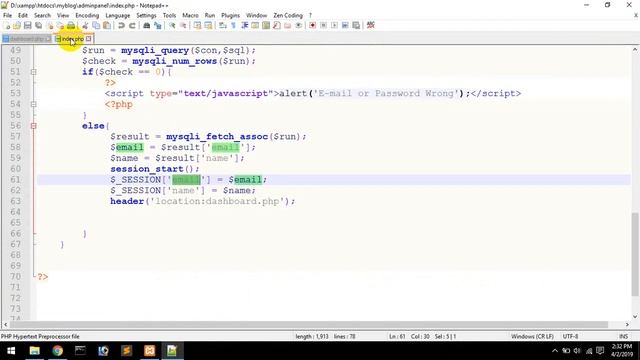 Blog Project With PHP & Mysql (Bangla) Part -3 (Secure Page & Template Mastaring) смотреть онлайн