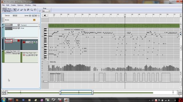Propellerheads Reason 5 Piano dynamic range and expression demo смотреть онлайн