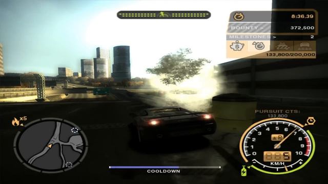 Прохождение Need For Speed Most Wanted уход от полиции смотреть онлайн