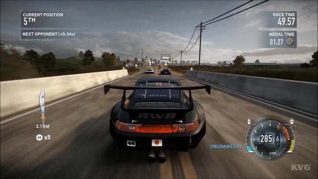 Need For Speed: The Run - Porsche 911 GT2 RWB 1996 - Test Drive Gameplay (HD) [1080p60FPS] смотреть онлайн