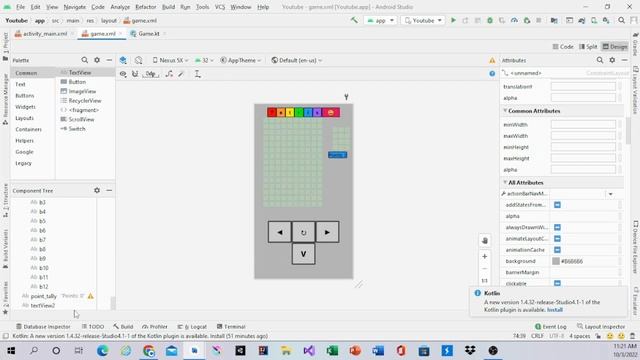 Android Studio Tetris Tutorial | Part - 5 | Shapes Function | Using Kotlin смотреть онлайн