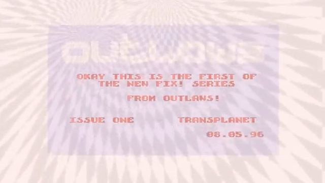 Amiga Intro : Transplanet aga fix / Outlaws (1996) смотреть онлайн