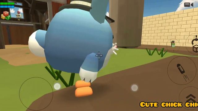 Cute rabbit is crying for Big Carrot 😢| Chicken Gun| смотреть онлайн
