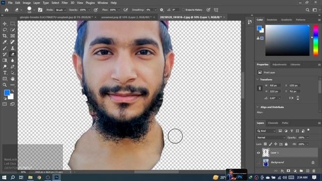 How To Remove Background Image In Adobe Photoshop Cc 2023 | Adobe Remove Background | Photoshop,