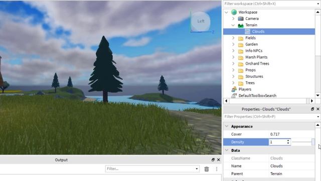 Roblox Studio How to Add CLOUDS to Your Game, Customize Cloud Cover and Color смотреть онлайн