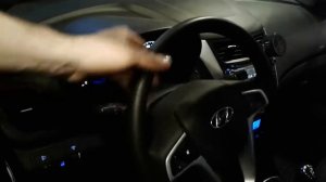 Разность усилия при повороте руля. Солярис