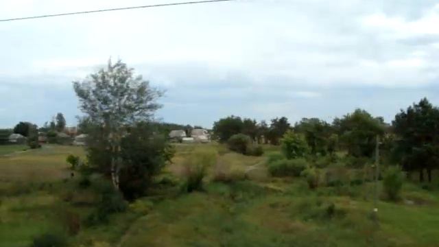 Сейм возле г.Конотоп из окна поезда смотреть онлайн
