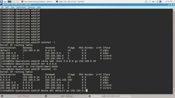 linux route add command  - linux static routing