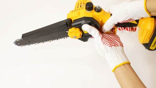 Mini Chainsaw Cordless 8 inch With Oiler, Tool-Free Chain Adjustment, 20V MAX* Rechargeab смотреть онлайн