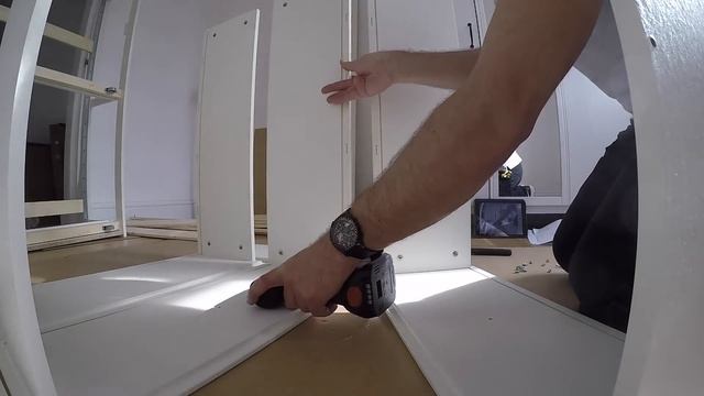 IKEA HEMNES Day-bed frame with 3 drawers assembly смотреть онлайн