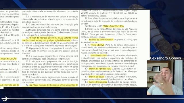 ? NOVO EDITAL SOLDADO PM 2ª CLASSE - 2024 PM-SP | Por Alexsandro Gomes смотреть онлайн