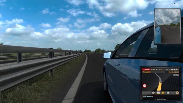 ETS2 1.36 Mods |Car Mod| - Love Speeding on Highway of Mercedes Benz A45 AMG V1R20 Mod смотреть онлайн
