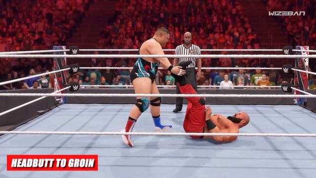 WWE 2K22 - Every Low Blows in the game (includes reversals) смотреть онлайн