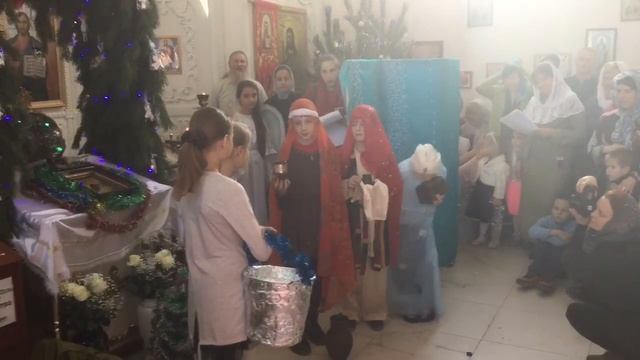 Рождество в Храме Преподобного Агапита Печерского 07.01.2018 смотреть онлайн