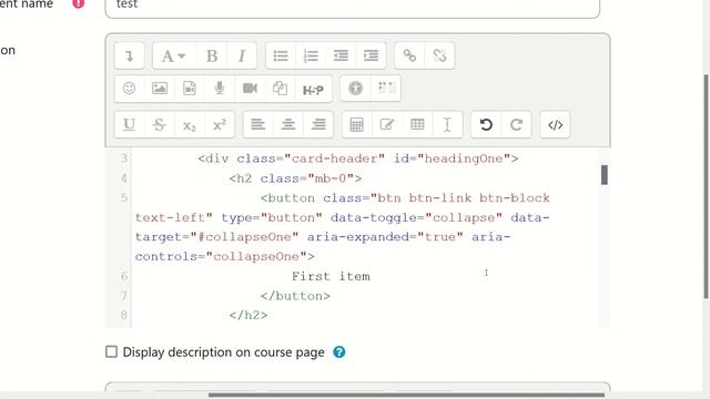 Add Accordion For Hints In Your Moodle Assignments