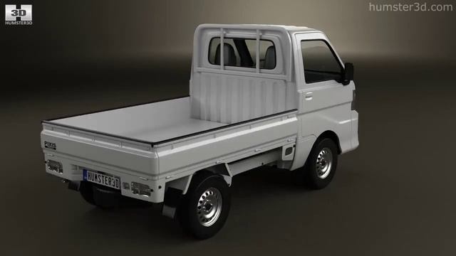Toyota Pixis Truck 2011 by 3D model store Humster3D.com смотреть онлайн